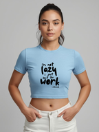 Lazy 2 - Crop Top